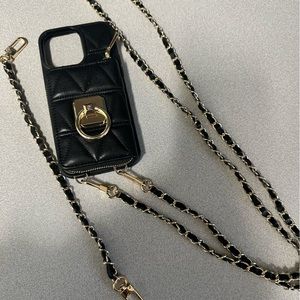 Leather cell phone case